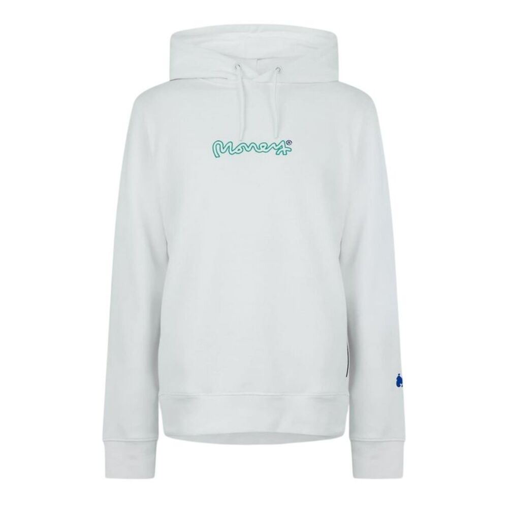 Money Mens Signature Relaxed Fit Hoodie / White